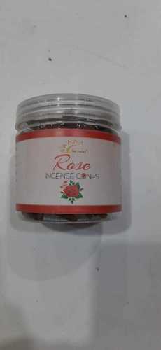 Rose Incense Stick Cones, Beautiful, Elegant And Smoothing Fragrance, Small Bottles