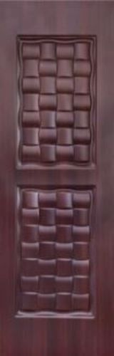 Strong Solid Brown Elegant Design Impeccable Finish Melamine Wooden Door Leaf Thickness: 32 Millimeter (Mm)