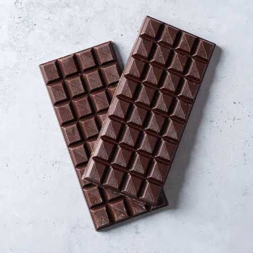 Sweet Taste Dark Brown Chocolate In Plastic Wrapper Packing, Nice Aroma