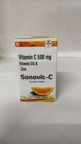 Vitamin C 500mg With Vitamin D3 And Zinc Tablet