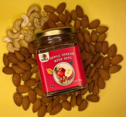 Yummy Apple Spread With Nuts Organic, Fresh, Healthy, Taste Made With Honey, Walnuts, Natural Apple