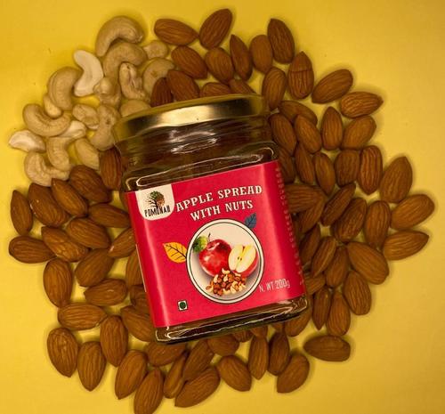 Yummy Apple Spread With Nuts Organic, Fresh, Healthy, Taste Made With Honey, Walnuts, Natural Apple Fat Contains (%): 3.91 Percentage ( % )