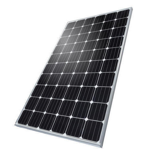 Black 1 - 10 W, 12 V Stainless Steel Solar Photovoltaics Panel