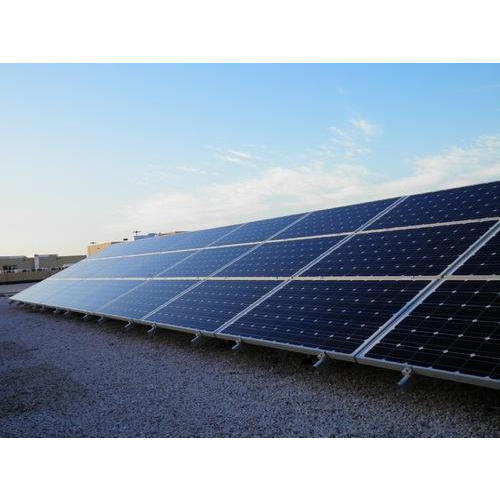 Blue 12 V, 10 Kw Capacity 98% Humidity Off Grid Solar Power Plant 