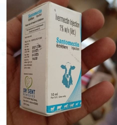 10 Ml Santomectin, Ivermectin Injection For Only Animal Treatment