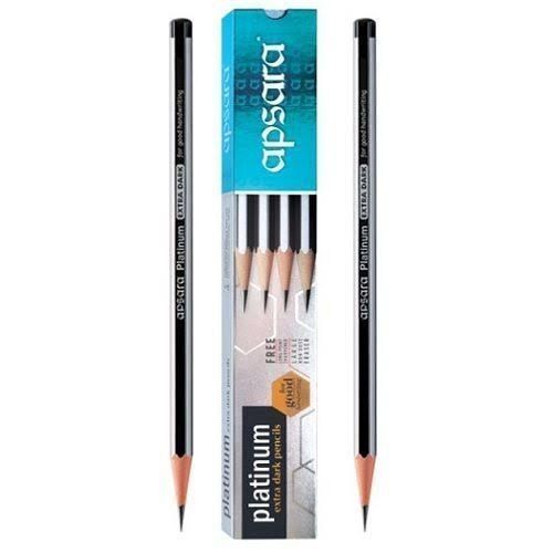 Black Apsara Platinum Pencils Stronger Lead That Resists Breaking And Extra Dark For Hand Writing