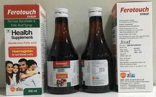 Ferrous Ascorbate And Folic Acid Syrup, 200ml