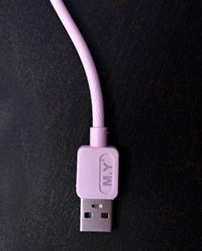 Highly Durable White Color M.Y Silver Pin I-Phone Usb Cable