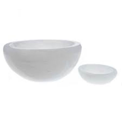 Polished Handmade Home Decorative Premium Grade Round Shape Craft Selenite Stone Bowl