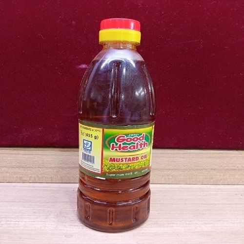 Pure And Healthy Good Health Mustard Oil Bottle For Cooking, Size: 500 Ml 