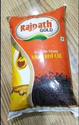 Rajpath Kachchi Ghani Mustard Oil, Cold-Pressed, Lower Cholesterol, Made From Seeds