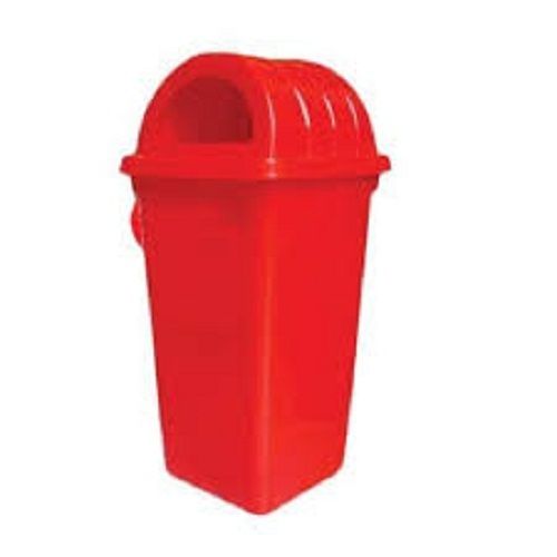 Red Color Dustbin Garbage Bin With Handle And Made With Plastic Virgin  Cavity Quantity: Single Pieces