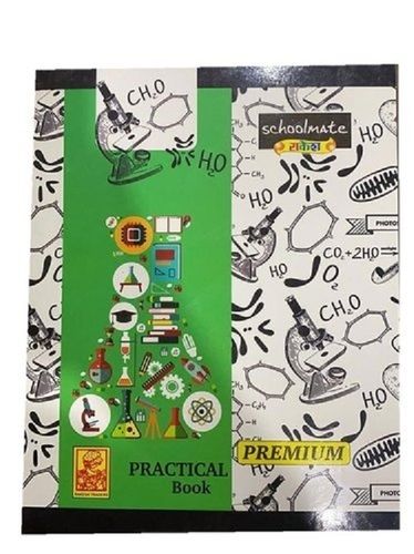 Schoolmate Practical Student Writing Notebook With Rectangular Shape And White Paper Hard Bind