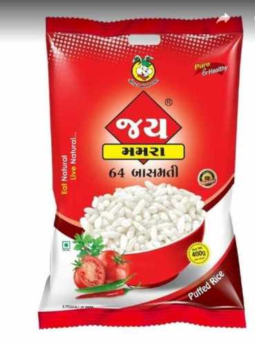 Tasty Unsalted Puffed Rice In Natural White Color, Protein 10 G Per 100 ...