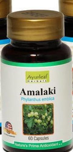 Ayurleaf Amalaki Capsules 60 , Use For Insomnia, Fatigue, Stress, Healthy For Skin