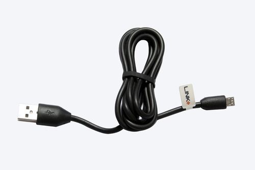 Rubber Black Color Micro Usb Data And Charging Cable For Fast Charging