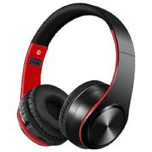 Bluetooth Headphones Soft Padded Ear Cushions And Physical Noise Isolation(Black) Body Material: Plastic