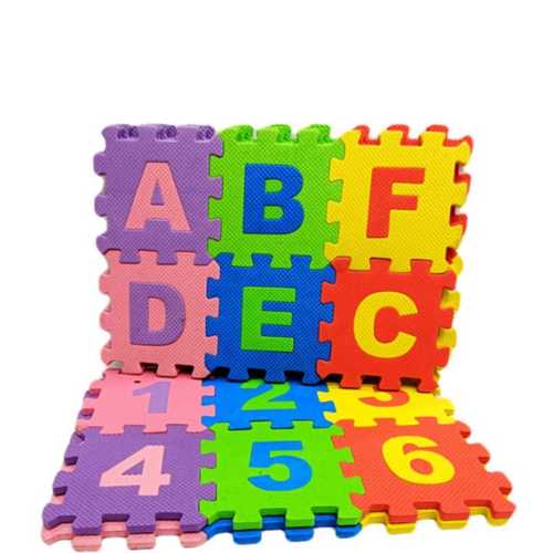 Various Educational Plastic Toys 36 Pieces Set Aphabets-26 (Atoz) And Numberical-10 (0-9)