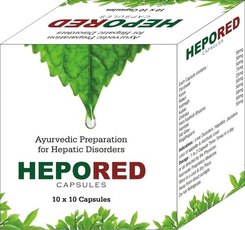 Hepored Capsules for Hepatic Disorders (10 x 10 Capsules)
