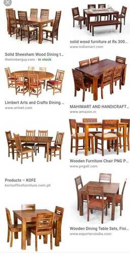 Highly Durable and Fine Finish 100% Natural and Pure Wooden Table