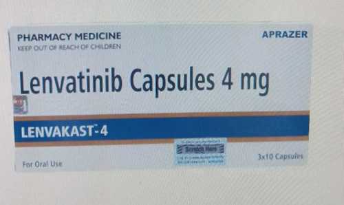 Lenvatinib Capsules 4 Mg Shelf Life: 1 Years