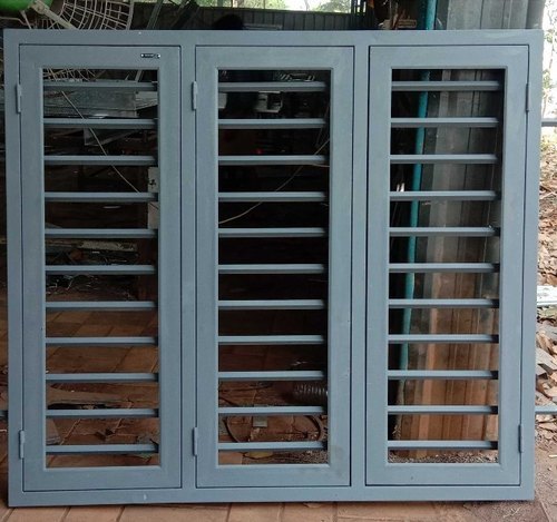 ग्रे प्रीमियम क्वालिटी और लॉन्ग टर्म ड्यूरेबिलिटी बेसिक मॉडल स्टेनलेस स्टील विंडोज