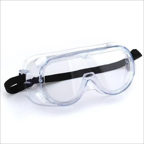 Safeguard Against Wind, Dust Anti Fog Transparent Safety Goggles