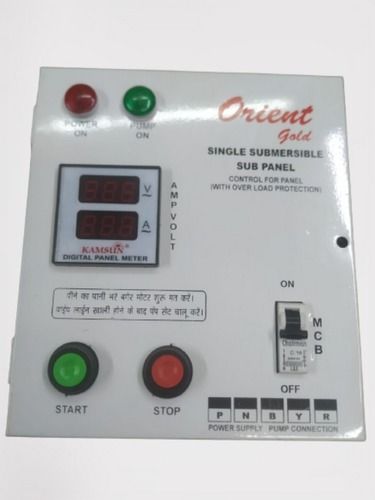 Single Phase Orient Pumps Control Panel Board With Mild Steel Body, 220V