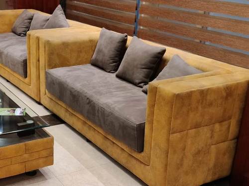 Unique Design, Soft Comfortable, And Easy To Clean Brown Color Living Room Sofa Sets