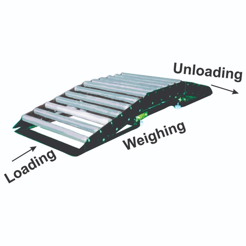 Weighing Scale - MS with Zinc Passivation, SS 20 or SS 304 | 1 Tonne Capacity, 90-250V Power Supply, Integrated Ramps and Rollers
