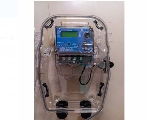  Blue Color Meter Protection Box Genus 3 Phase Meter, Voltage 240 V, 5-30 Ampere