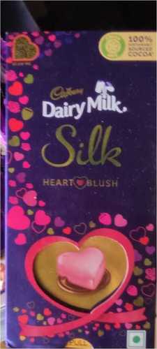 100% Vegetarian Cadbury Dairy Milk Silk Valentine Heart Blush Chocolate Bar 