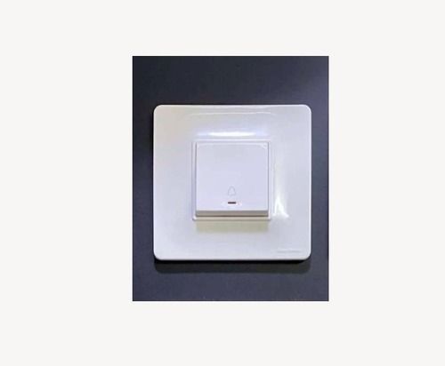 250 V, Module Door Bell Switch In White Color For Home And Office Use Door Type: Wired