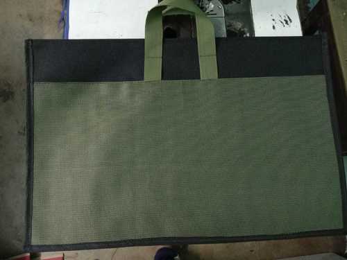 हैंडल के साथ काले और हरे रंग का बहुउद्देश्यीय स्टोरेज ऑर्गनाइज़र यूटिलिटी बैग अधिकतम भार: 9 ग्राम (G)