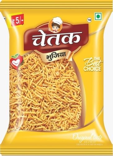 Chetak Aaloo Bhujia Namkeen, Crunchy And Crispy Snack, Organic, Healthy In Regular Packed Carbohydrate: 1.2 Grams (G)