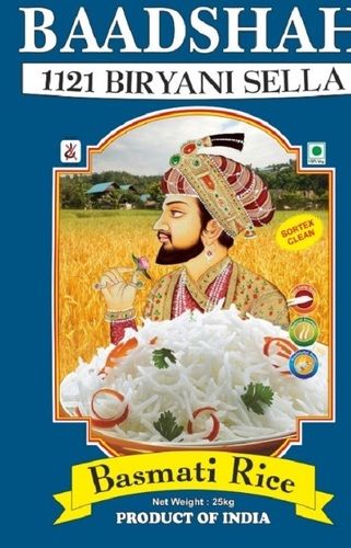 High Protein, 100% Quality, Natural And Fresh Baadshah 1121 Basmati Biryani Sella Rice