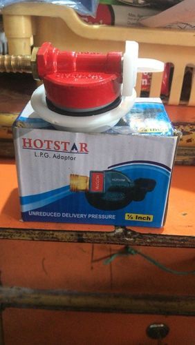 Hotstar Lpg गैस प्रेशर एडाप्टर, आयरन से बना, घरेलू उपयोग, 4 इंच, .75 किग्रा