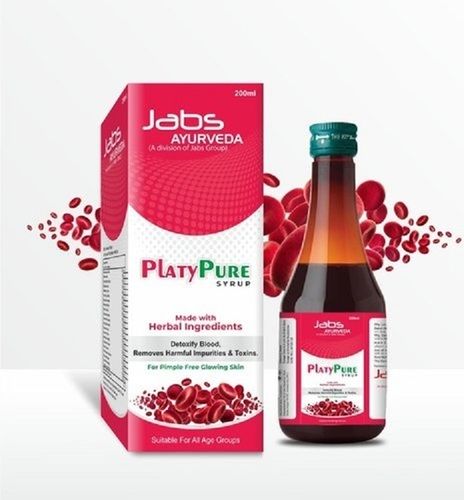 Jabs Ayurveda Platy Pure Syrup 200ml For Blood Purifier 