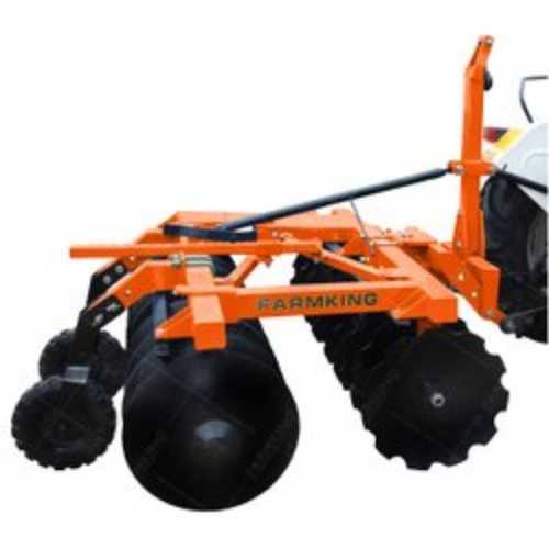 Mild Steel Tractor Disc Harrow For Agriculture, Rust Resistance And Orange Color Ploughing