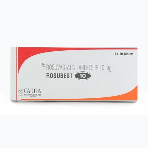 Rosubest Rosuvastatin Tablets Ip 10 Mg, Relief For Virus, Take Once A Day