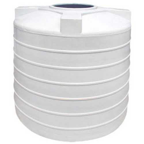 सफेद रंग और प्लास्टिक सामग्री में पानी की टंकी, 1000 लीटर पानी भंडारण क्षमता 