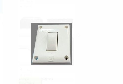 10A, Plastic Materiel, One Way Electrical Switches In White Color For Home  Max. Voltage: 240 Volt (V)