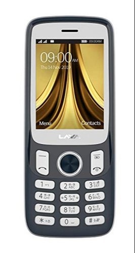 Lava Mobile Phone - Plastic Body, 4 Inch Display, Blue Color | 1000mAh Battery, 24MB Internal Memory, Color Screen