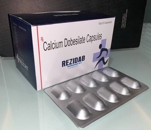 Calcium Dobesilate Capsules Capsules , 10X10 Tablet Pack Capsule Shape: Sphere