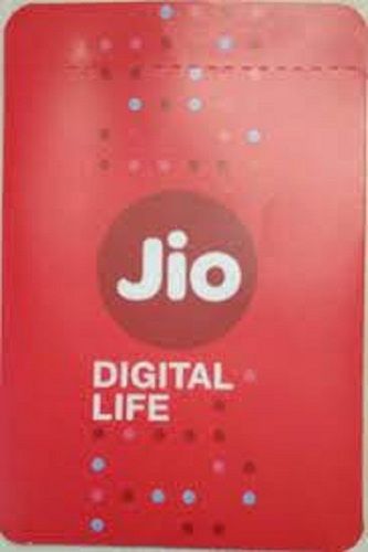 Fast 4G LTE Data Unlimited Texts And Direct Call Option Digital Life Jio Sim Card