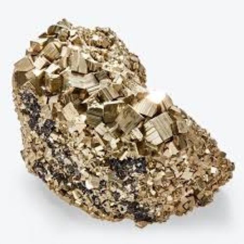 Golden Pyrite Cluster - Free Shape, Solid Crystal Healing Stones | AAA Grade, Uneven Design, Natural Stone Decor