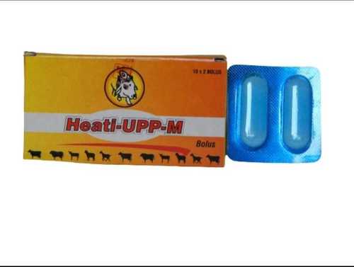 Heati Upp M Bolus Veterinary Feed Supplements With Extra Power For Managing The Fertility , Pack Of 10x2 Tablets