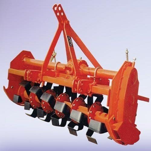 Mild Steel Sarthi 7 Feet Multi Speed Semi Champion Tractor Rotavator For Agriculture