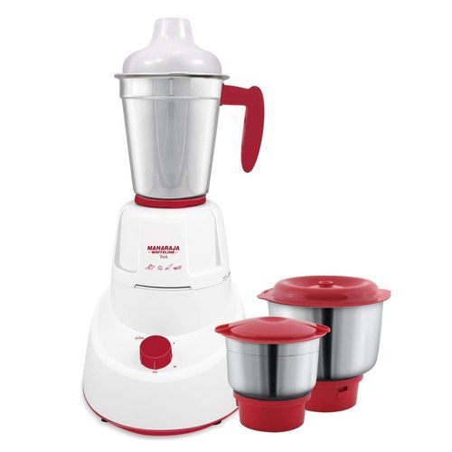 Mild Steel Red And White Color Maharaja Mixer Grinder With 500 Wattage