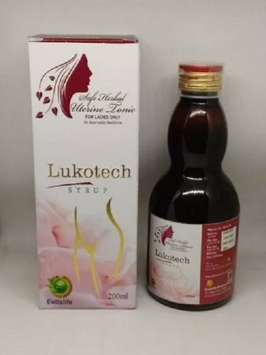 Safe Herbal Uterine Ionic Lukotech Syrup For Treat Diseases Of Female Conceptive Organs (200 Ml) External Use Drugs